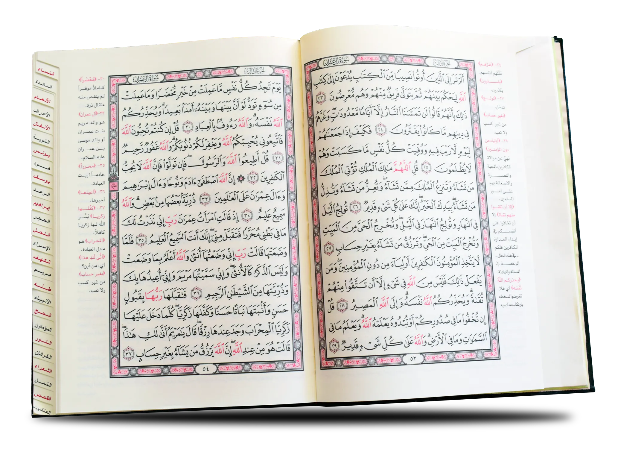 mufahras Quran